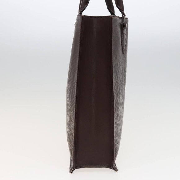 LOUIS VUITTON Epi Sac Plat Hand Bag Mocha Brown - Picture 3 of 15